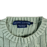 Ralph Lauren Strickpullover Frauen Hellgrün Etikett