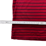 Ralph Lauren Polo rot mit schwarzen Streifen – Maß Breite