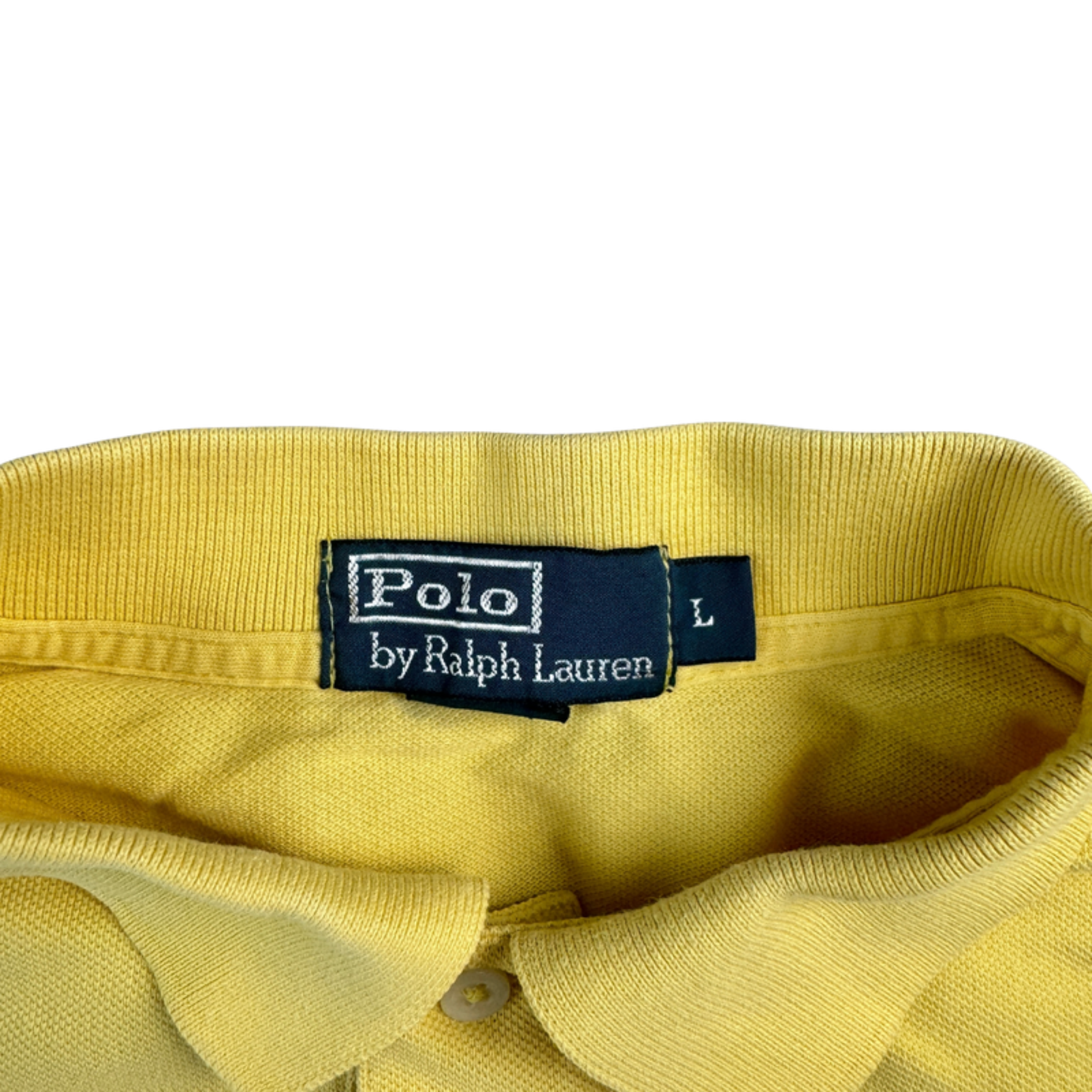 Ralph Lauren Polo Gelb – Etikett