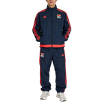 Vintage Adidas Lyon Trainingsanzug Tracksuit Dunkelblau / Orange Gr. L – Vorderansicht