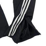 Adidas Trackpants Schwarz mit weißen Streifen (M)