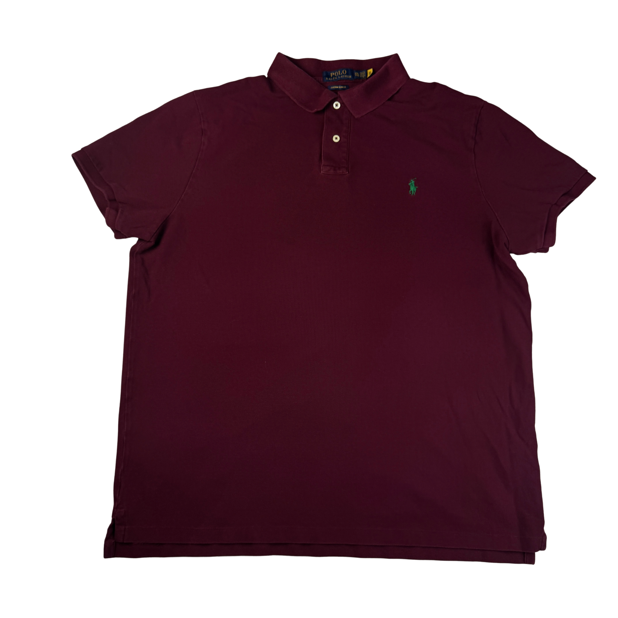 Vintage Ralph Lauren Polo Weinrot Gr. XXL – Vorderansicht