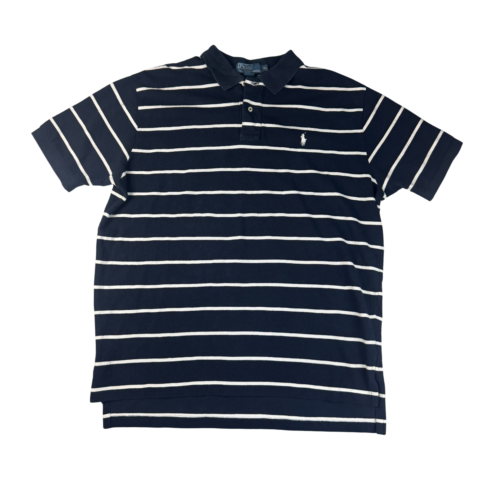 Vintage Ralph Lauren Polo Dunkelblau Gr. XL – Vorderansicht