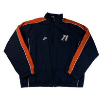 Vintage Nike Jacke Windbreaker Dunkelblau Gr. XL – Vorderansicht