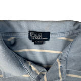 Vintage Ralph Lauren Polo Blau mit weißen Streifen Gr. XL – Detailansicht 1