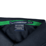 Vintage Ralph Lauren Big Logo Pony Polo Dunkelblau Gr. M – Detailansicht 3