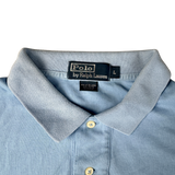 Vintage Ralph Lauren Polo Hellblau Gr. L – Detailansicht 2