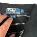 Vintage Ralph Lauren Polo Schwarz Gr. L – Detailansicht 2