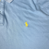 Vintage Ralph Lauren Polo Hellblau Gr. L – Detailansicht 1