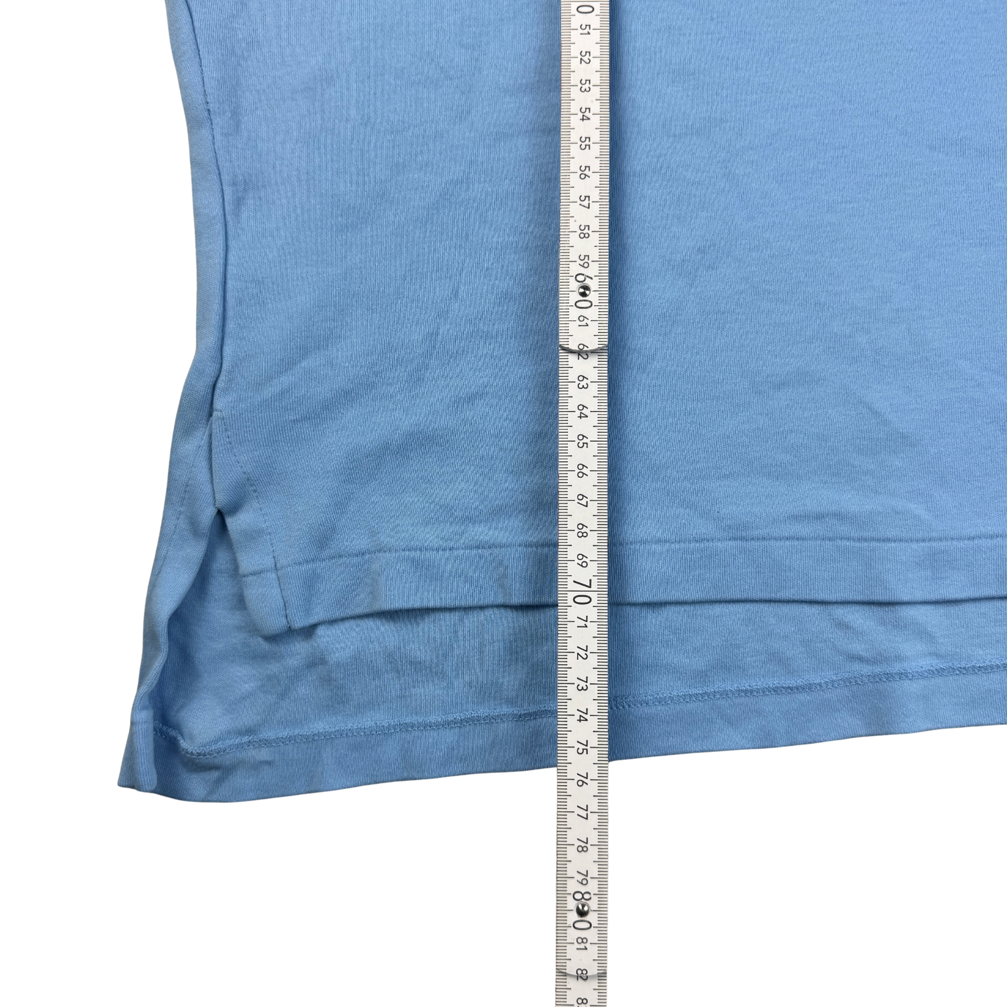 Vintage Ralph Lauren Polo Hellblau Gr. L – Detailansicht 3