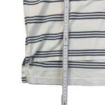 Vintage Ralph Lauren Polo Weiß mit blauen Streifen Gr. L – Detailansicht 4