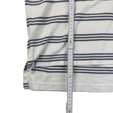 Vintage Ralph Lauren Polo Weiß mit blauen Streifen Gr. L – Detailansicht 4