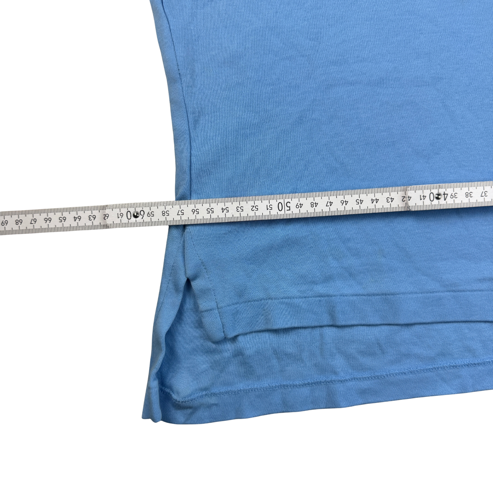 Vintage Ralph Lauren Polo Hellblau Gr. L – Detailansicht 4